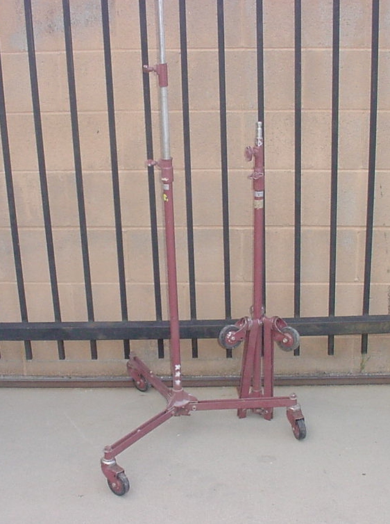 Mole Richardson Baby Rolling 2 Riser Stands (Pair) - Model 40651A